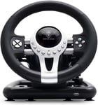 Race Wheel Pro 2 - Volant De Course Avec Pédales, Palettes Et Levier De Vitesse - Rotation Du Volant - Support De Fixation - Double Moteur De Vibration - Ps4 / Xbox One/Pc/Switch