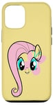 Coque pour iPhone 12/12 Pro My Little Pony: Friendship Is Magic Fluttershy Cute Big Face