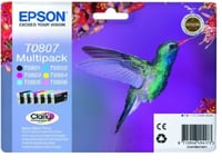 GENUNIE Epson T0807 Print ink cartridge T0801-T0806 Original for RX685 RX560 807