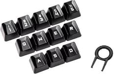 Touches rétroéclairées pour clavier mécanique Logitech G910 G413 G512 G513 K840 GPRO G810 G413 G310 G613 12 touches,Noir