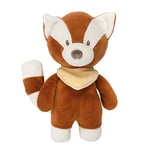 Nattou Hochet en Peluche, Boris Le Panda Rouge, env. 20 cm, Végétalien, Boris & Jungo, Orange