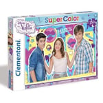 CLEMENTONI Puzzle supercolor violetta 250 pieces Disney