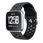 Sportarmband Fitbit Versa/Versa 2 Svart