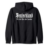 "For the honor of the country", German patriot, Germany Zip Hoodie