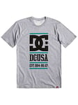 DC Shoes RD Lockup M Tees SLEH T-Shirt Homme, Gris (Heather Grey), XX-Large (Taille Fabricant: XXL)