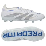 adidas Predator Elite FG Polar Victory - Vit/Silver/Blå Barn - Gräs (FG), storlek 36