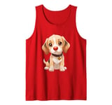 Red Dog Nose Funny Day 2024 Red Dog Nose Cute Puppy for Kids Tank Top