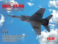 1:72 ICM KIT Mig-25 Rb Soviet Reconnaissance Plane Kit ICM72173