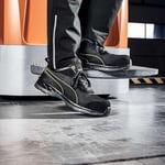 Puma Safety Shoes - Chaussures de sécurité fuse knit black wns low S1P esd hro src - noir/vert 41