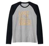 Lost The Ball Found The Bench Funny Soccer Raglan Baseball Tee