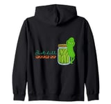 Just Dill With It Funny Pickle Jar Saying Zip Hoodie