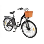 DYU C6 Elcykel 350W Motor Maxhastighet 25km/h 36V 12,5AH SVART