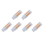 7440, T20 Ampoules LED Jaune 900 Lumens Clignotants Super Feux Stop Frein Feu de Recul Sauvegarde Lampe Queue 12V Dc 12W 3.6W (Un Paquet 6)