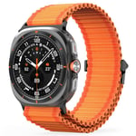 Dux Ducis Samsung Galaxy Watch Ultra 47mm Active nylonarmband, Orange