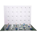 Bandai, Minix Collectible Figurines, Super Pack Real Madrid Calendrier de l'Avent avec 12 joueurs et 12 surprises, idée cadeau pour enfants et adultes, fans de football (MN17348)