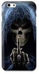 Coque pour iphone 7 / 8 / SE (2020) Tete de Mort - Doigt N