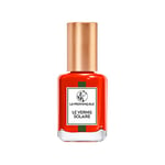 La Provençale Maquillage - Le Vernis Solaire - Vernis à Ongles Longue Tenue - Enrichi en Huile d'Olive Bio AOP Provence - Fini Brillant Laqué - Teinte : Coquelicot du Lubéron (402)