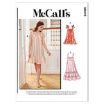 McCalls Sewing Pattern M8213Y Y (XS-S-M) Misses' Dresses, Multi Colour