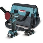 PV301DSAE Ponceuse et polisseuse sans fil bl 12Vmax 2.0 Ah cxt 75mm (2 batteries et chargeur) - Makita