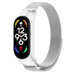 Milanese Loop Armband Xiaomi Mi Band 7 Silver