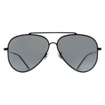 Ray-Ban Aviator Unisex Black Silver Mirror RB0101S Reverse Metal - One Size