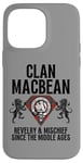 Coque pour iPhone 14 Pro Max MacBean Clan Scottish Name Blason Tartan Famille