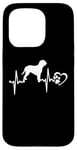 Coque pour iPhone 15 Pro Dogue de Bordeaux Dog Heartbeat Paw Love Funny Puppy Lover