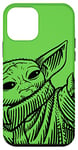 Coque pour iPhone 12 mini Star Wars Le Grogu Mandalorien Utilisant la Force Vert