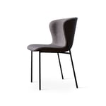 Friends & Founders - Pipe Chair, Black Legs - Fabric Cat. 3 Atherini 002 - Ruokapöydän tuolit - Ida Linea Hildebrand - Ruskea - Metalli/Tekstiili materiaali