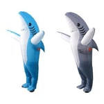 Cosplay Carry Ride On Outfit Adult Shark Fancy Dress Costume Inflatable Toys