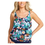 Damella Cate Tankini Top Marine 36 Dame