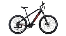 Vtt semi rigide electrique 27 5   adore xpose rouge noir 250 watt li ion 36v 14 ah 504 wh 9 vitesses