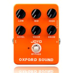 JOYO Overdrive Guitar Effect Pedal Orange Amplifier Simulation Distortion Pedal for Electric Guitar - Bypass (Oxford Sound JF-22)