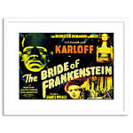 Wee Blue Coo Movie Film Sequel Bride Frankenstein Karloff Whale Horror Framed Wall Art Print