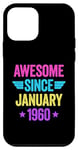 Coque pour iPhone 12 mini Awesome Since January 1960