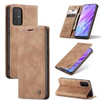 CaseMe vintage Samsung Galaxy S20 Ultra fodral - Brun