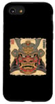 iPhone SE (2020) / 7 / 8 Oni Yokai Devil Mask Japanese Art Samurai Ukiyo-e Case