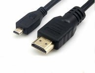 Micro HDMI to HDMI Cable For Tablets and Cameras