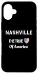 iPhone 16 Plus Patriotic Love Nashville USA The True Heart Of America Case