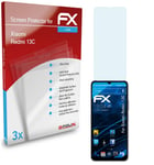 atFoliX 3x Screen Protection Film for Xiaomi Redmi 13C Screen Protector clear