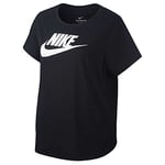 Nike CJ2301 Sportswear Essential T-shirt women's black/white 1X