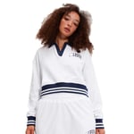 Ellesse Crocetta Cropped Tröja Vit 10 Kvinna