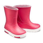 ESTRO Bottes de Pluie Enfant - Bottes Pluie Fille Botte en Caoutchouc Enfant Botte Pluie Enfant Chaussure Pluie Enfant CB01 (32/33 EU, Rose)