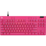 Logitech G PRO X TKL RAPID Gaming Keyboard with Magnetic Analog Switches (Magenta)