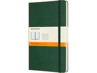 Moleskine Classic, Monokromatiskt, Grön, 240 Ark, 70 G/M ^, Linjerat Papper, Inbunden