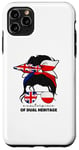 iPhone 11 Pro Max Half Britain And Polish British UK Poland Flag Girl Women Case