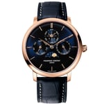 Frederique Constant Manufacture Slimline Perpetual Calendar FC-775N4S4 - Herre - 42 mm - Analog - Automatisk - Safirglas