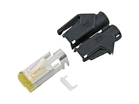 Hirose Electronic Rj45c6a-Sw Tm31 Rj-Kontakt Rj45c6a-Sw Kontakt, Rak Polantal: 8P8c Svart 1 St