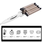 5 Barrel Curling Iron Temperature Hair Waver Crimper With LCD (EU Plug ) BLW