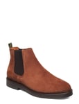 Playboy Footwear Redmond Stövletter Chelsea Boot Brun [Color: BROWN ][Sex: Men ][Sizes: 40,42,44,45 ]